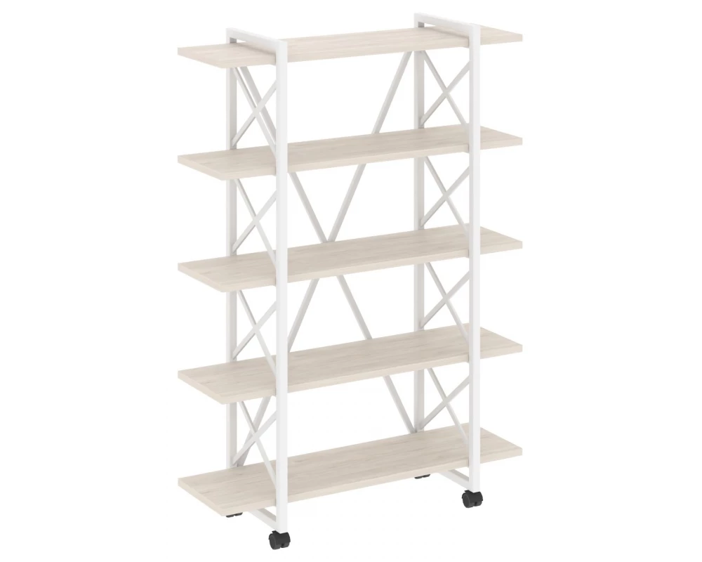 Стеллаж на колесных опорах - 5 полок 1200х400х1704 Loft