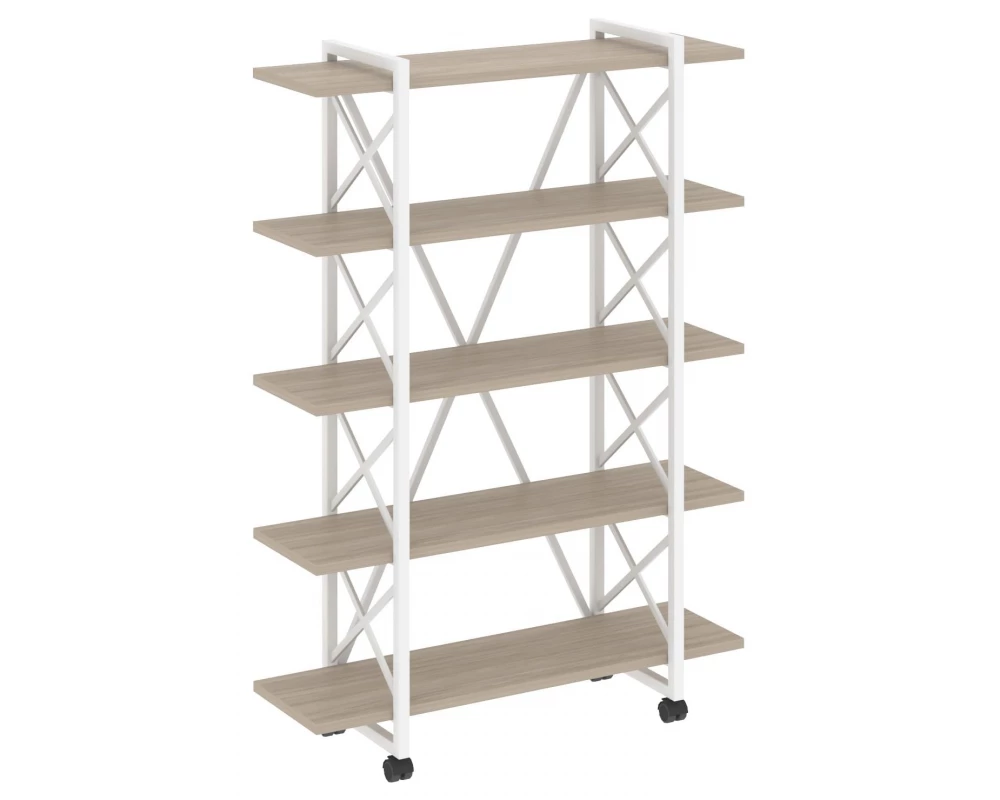 Стеллаж на колесных опорах - 5 полок 1200х400х1704 Loft