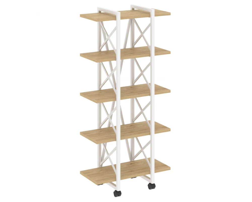 Стеллаж на колесных опорах - 5полок V 800х400х1704 Loft