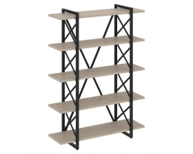 Стеллаж на регулируемых опорах - 5 полок 1200х400х1650 Loft images