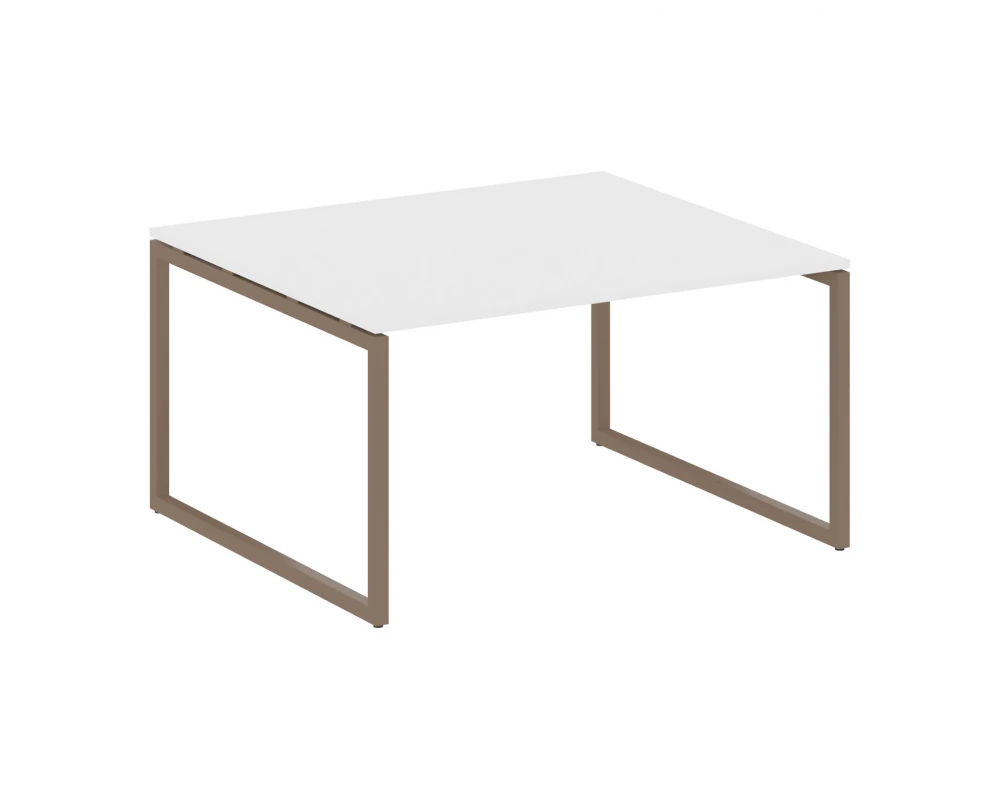 Перег. стол (1 столешница) на О-образном м/к 1400x1235x750 Metal System Quattro 4x4