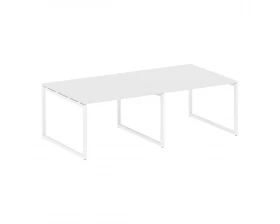 Перег. стол (2 столешницы) на О-образном м/к 2400x1235x750 Metal System Quattro 4x4 images