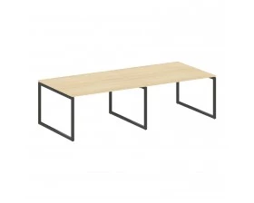 Перег. стол (2 столешницы) на О-образном м/к 2800x1235x750 Metal System Quattro 4x4 images