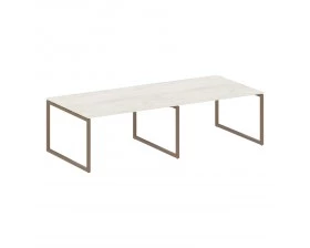 Перег. стол (2 столешницы) на О-образном м/к 2800x1235x750 Metal System Quattro 4x4 images