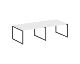 Перег. стол (2 столешницы) на О-образном м/к 2800x1235x750 Metal System Quattro 4x4 images