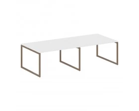Перег. стол (2 столешницы) на О-образном м/к 2800x1235x750 Metal System Quattro 4x4 images