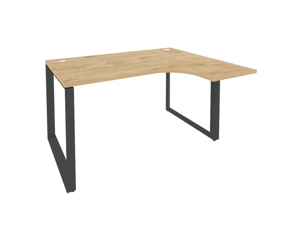Стол эргономичный правый на О-образном м/к 1380x1180x750 (800/460) Onix