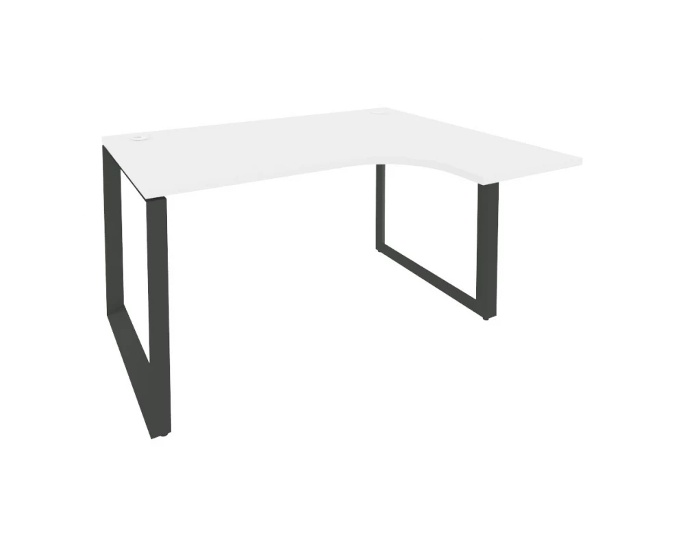 Стол эргономичный правый на О-образном м/к 1380x1180x750 (800/460) Onix