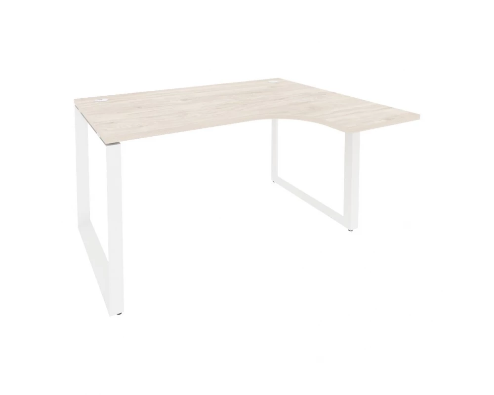 Стол эргономичный правый на О-образном м/к 1380x1180x750 (800/460) Onix