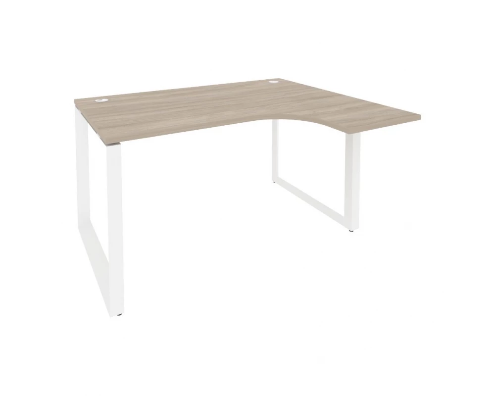 Стол эргономичный правый на О-образном м/к 1380x1180x750 (800/460) Onix