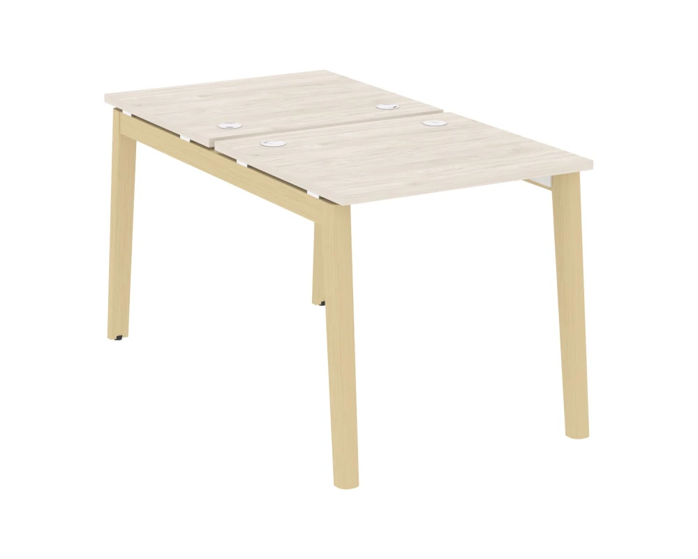 Рабочая станция, опоры - массив дерева 78x147,5x75 Оникс Вуд / Onix Wood