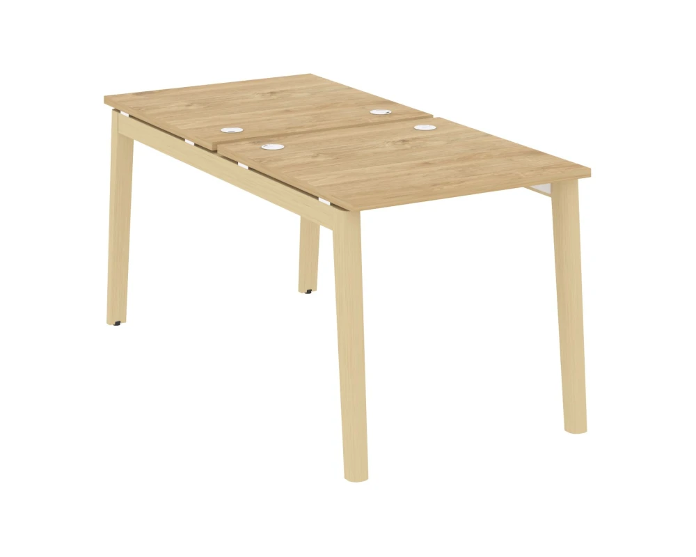 Рабочая станция, опоры - массив дерева 78x163,5x75 Оникс Вуд / Onix Wood