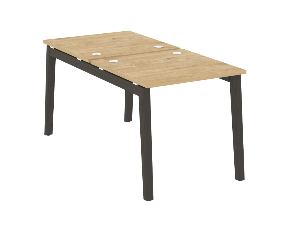 Рабочая станция, опоры - массив дерева 78x163,5x75 Оникс Вуд / Onix Wood