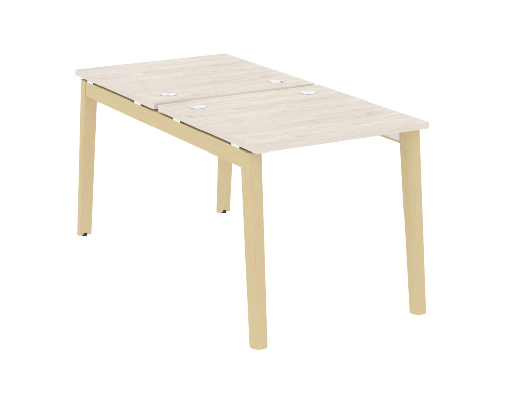Рабочая станция, опоры - массив дерева 78x163,5x75 Оникс Вуд / Onix Wood