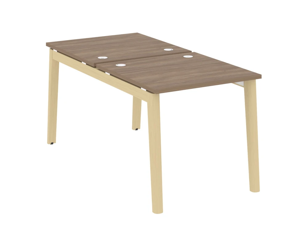 Рабочая станция, опоры - массив дерева 78x163,5x75 Оникс Вуд / Onix Wood