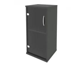 Шкаф низкий узкий левый 1 низкая дверь стекло Riva images