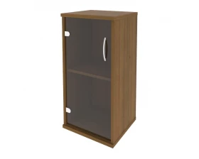 Шкаф низкий узкий левый 1 низкая дверь стекло Riva images