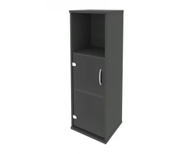 Шкаф средний узкий левый 1 низкая дверь стекло Riva images