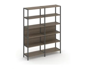 Двухсекционный стеллаж пятиярусный 1590х400х1980 Shelf System images