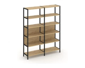 Двухсекционный стеллаж пятиярусный 1590х400х1980 Shelf System images