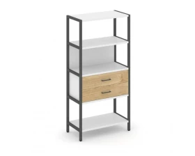 Односекционный стеллаж четырехярусный с ящиками 810х400х1613 Shelf System images