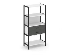 Односекционный стеллаж четырехярусный с ящиками 810х400х1613 Shelf System images