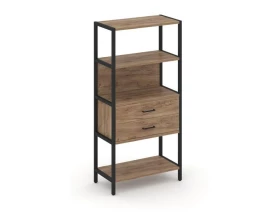 Односекционный стеллаж четырехярусный с ящиками 810х400х1613 Shelf System images