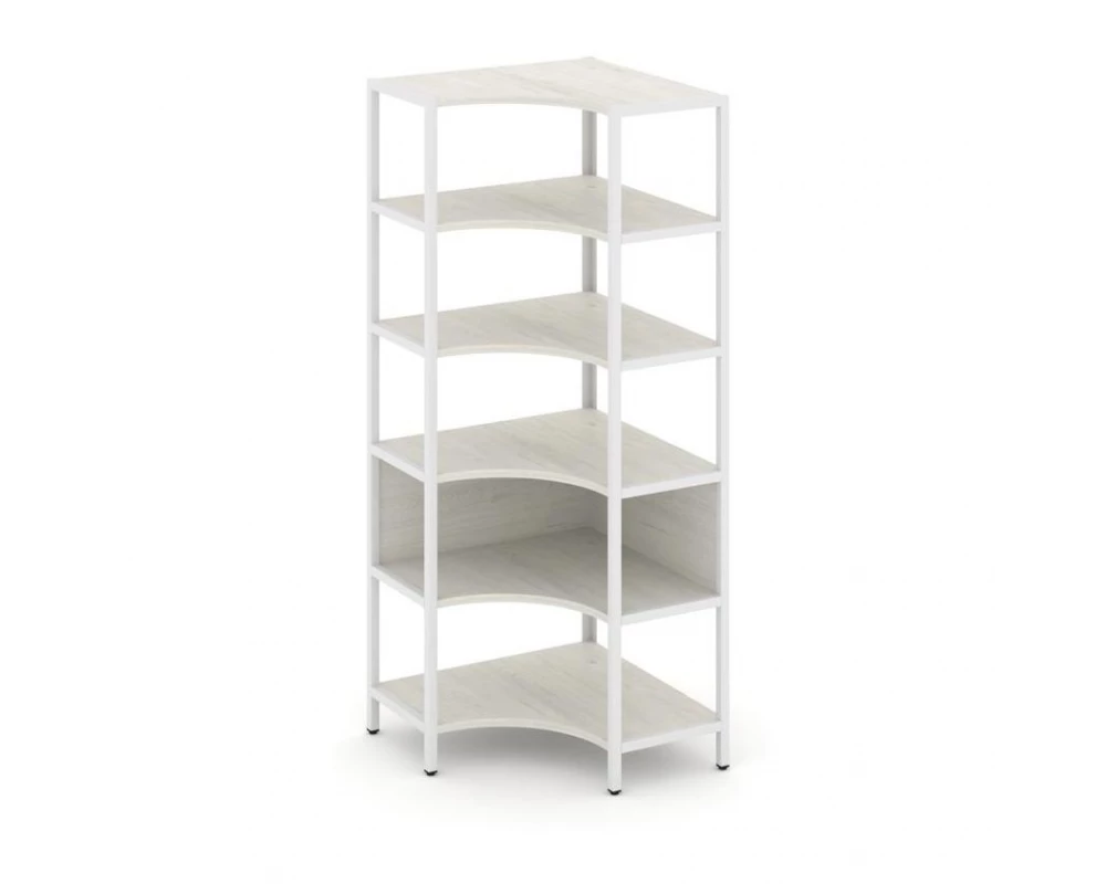 Односекционный угловой стеллаж пятиярусный 810х810х1980 Shelf System