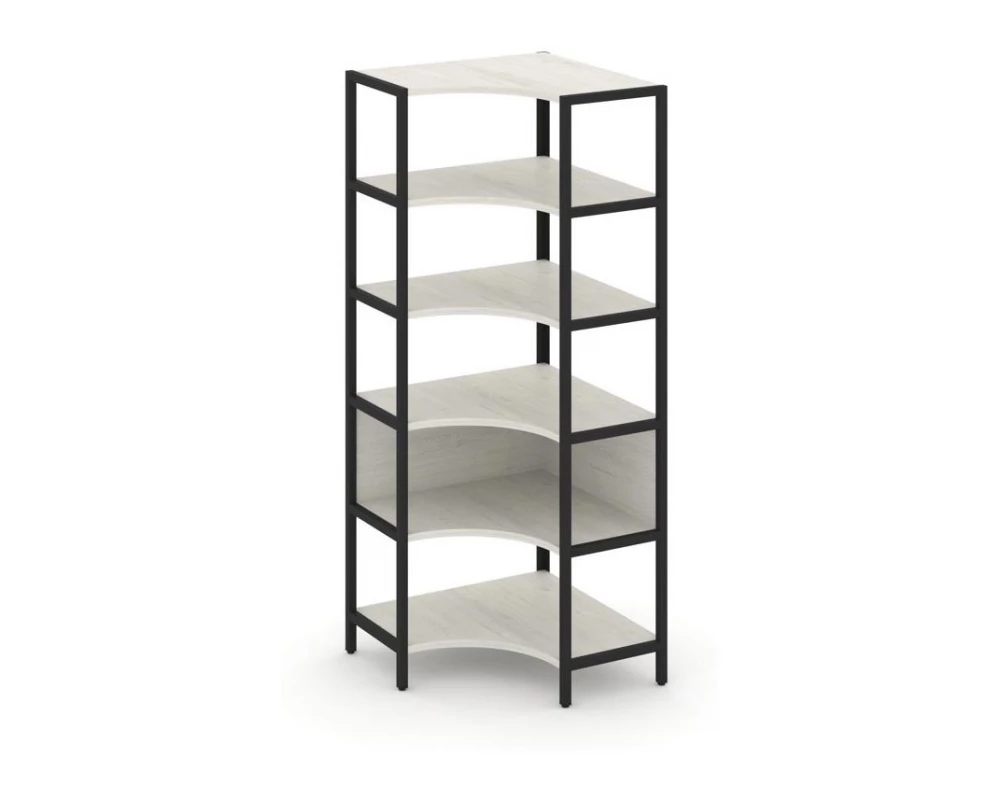 Односекционный угловой стеллаж пятиярусный 810х810х1980 Shelf System