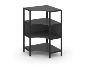 Односекционный угловой стеллаж трехярусный 810х810х1246 Shelf System images