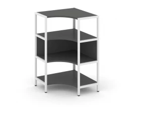 Односекционный угловой стеллаж трехярусный 810х810х1246 Shelf System images