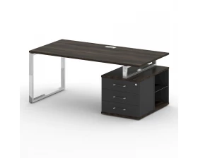 Стол для руководителя с опорной тумбой , правый 180 Shift images