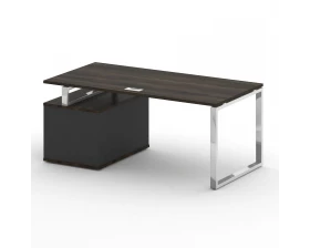 Стол для руководителя с опорной тумбой , правый 180 Shift images