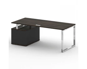 Стол для руководителя с опорной тумбой , правый 200 Shift images