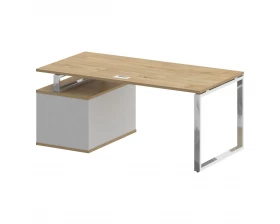 Стол для руководителя с опорной тумбой , правый 180 Shift images