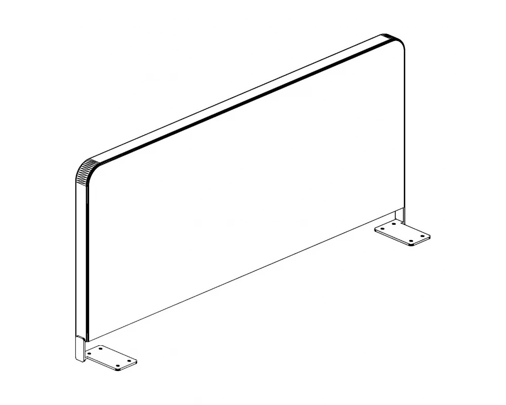 Экран боковой ЛДСП 980х16х497 Style Project