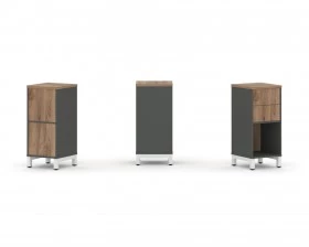 Набор стеллажа 1 сторон., 2 яр. 387x400x881 Style Project images