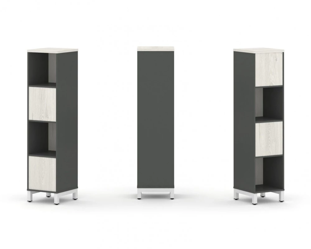 Набор стеллажа 2-х сторон., 4 яр. 387x400x1615 Style Project