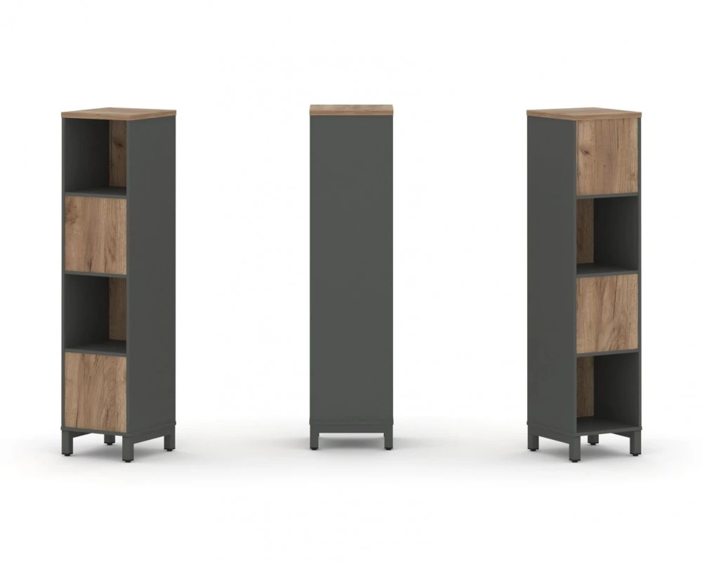 Набор стеллажа 2-х сторон., 4 яр. 387x400x1615 Style Project