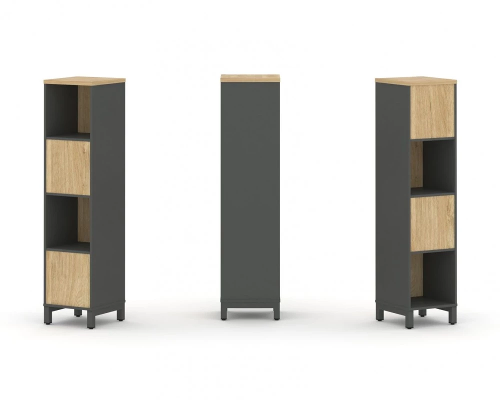 Набор стеллажа 2-х сторон., 4 яр. 387x400x1615 Style Project