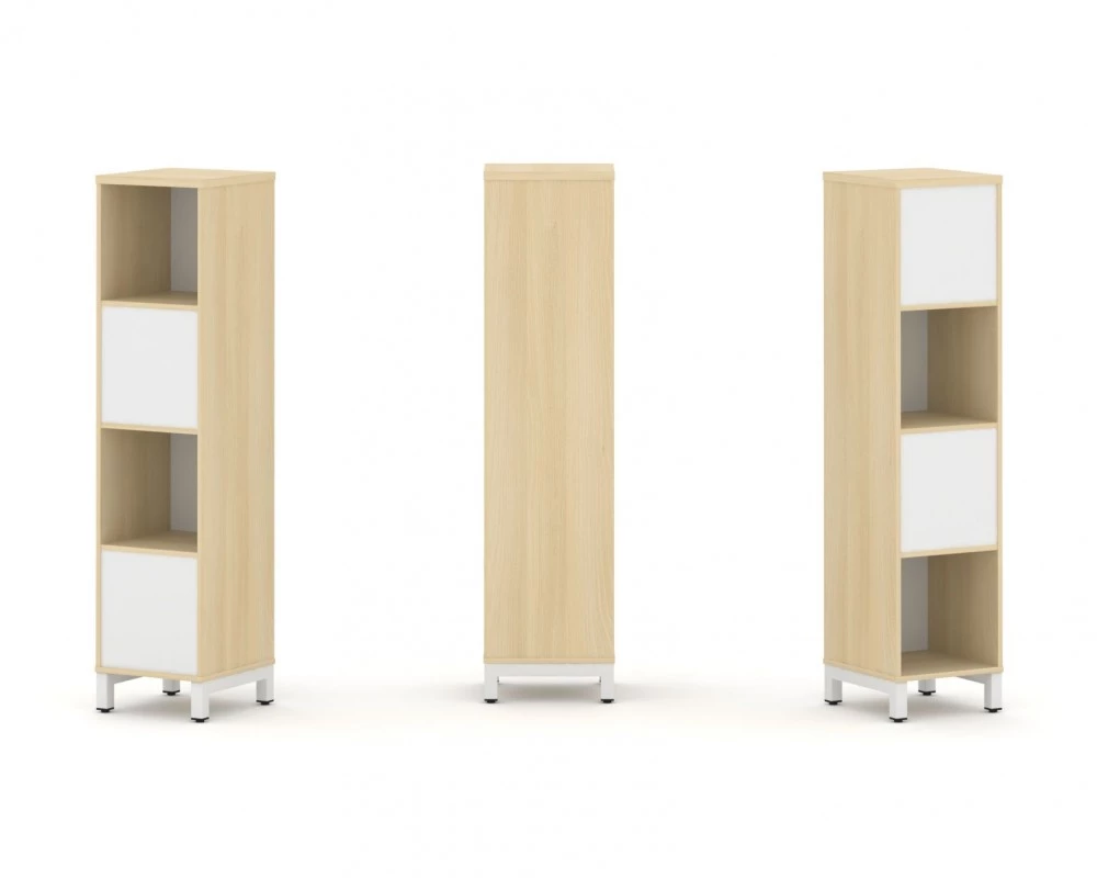 Набор стеллажа 2-х сторон., 4 яр. 387x400x1615 Style Project