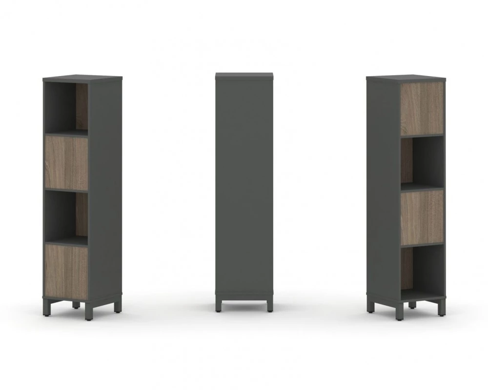 Набор стеллажа 2-х сторон., 4 яр. 387x400x1615 Style Project