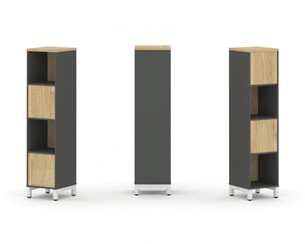 Набор стеллажа 2-х сторон., 4 яр. 387x400x1615 Style Project