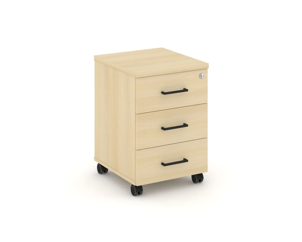 Тумба мобильная 3 ящ. Стандартные колеса 416x460x611 Style Project