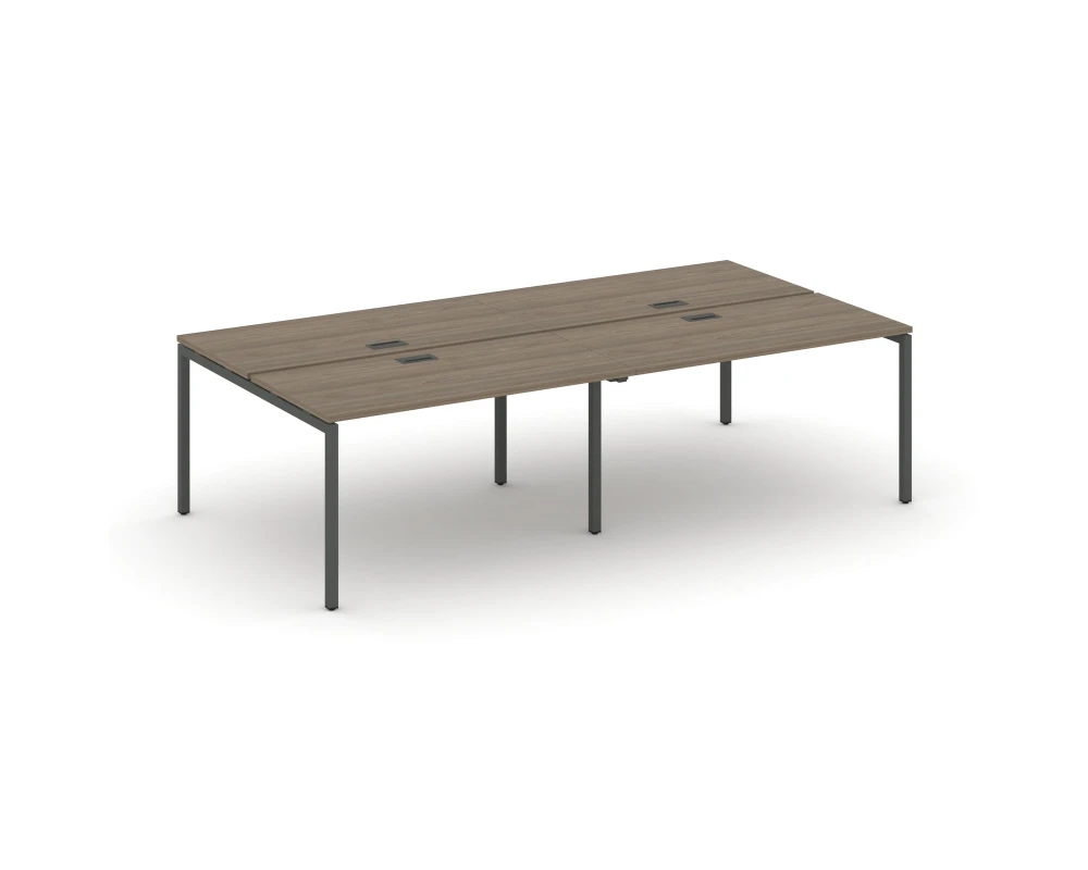 Рабочая станция 2-х сторон. на П-образном каркасе 40 мм 2760x1432x750 Стайл Проджект / Style Project