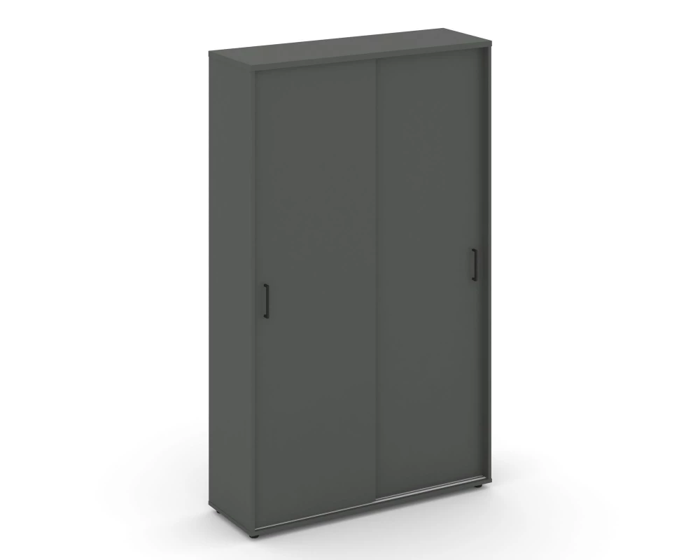 Шкаф-купе для одежды с полками и выдвижной штангой в каждой секции 1200x400x1982 зад. стенка HDF Style Project