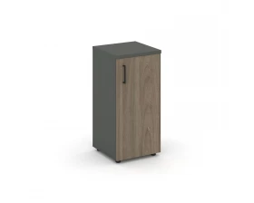 Шкаф низкий узкий правый закрытый 400x400x833 зад. стенка HDF Style Project images