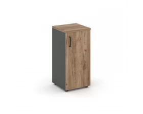 Шкаф низкий узкий правый закрытый 400x400x833 зад. стенка HDF Style Project images