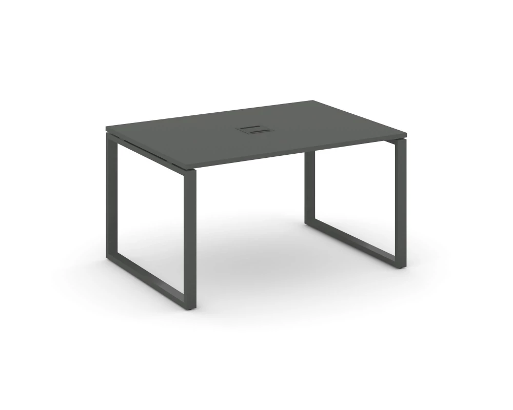 Стол переговорный на О-образном каркасе 60 мм с лючком 1180x980x750 Style Project