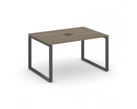 Стол переговорный на О-образном каркасе 60 мм с лючком 1180x980x750 Style Project images